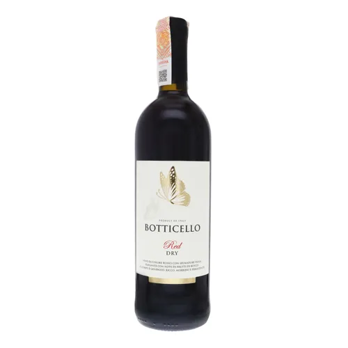 Вино 0.75л 11% червоне сухе Botticello пл