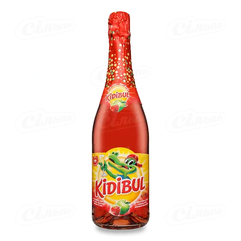 Напій Kidibul «Яблуко-полуниця» безалкогольний сильногазований, 0,75л