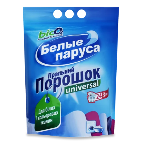 Пральний Порошок Universal Белые паруса, В/ґ, 3 кг