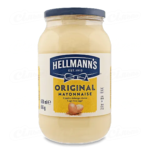 Майонез Hellmann's Оригінальний 73%, 650мл