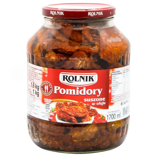 Помідори Rolnik в'ялені в олії 1,6кг