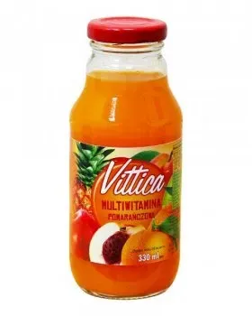 Напій соковий «Vittica» мультивітамін і апельсин, 330мл