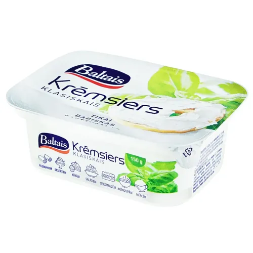 Крем-сир Baltais Класичний 55% 150г