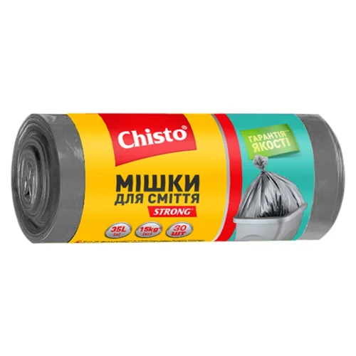 Пакети для сміття Chisto Strong 35л 30шт