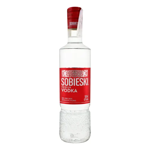 Горілка 0.5л 40% Premium Sobieski пл