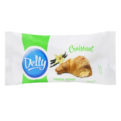 Круасан Delly з ванільною начинкою 50г