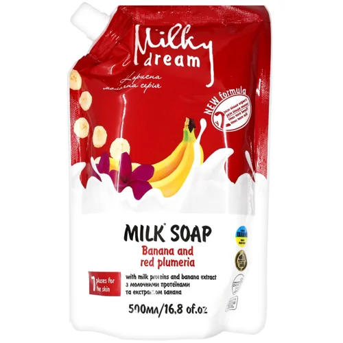 Мило рідке Milky Dream Банан і червона плюмерія 500мл