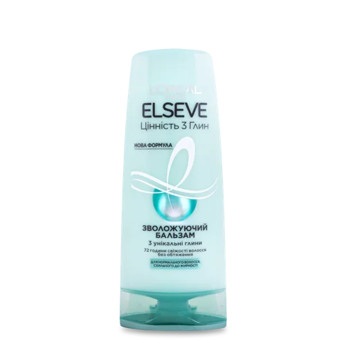 Бальзам для Волосся Зволожуючий Цінність 3-Х Глин Elseve L'oreal, 200мл