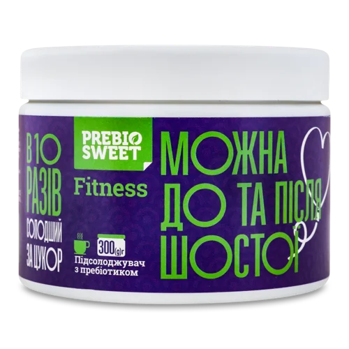 Підсолоджувач З Пребіотиком Fitness Prebiosweet, п/б 300г