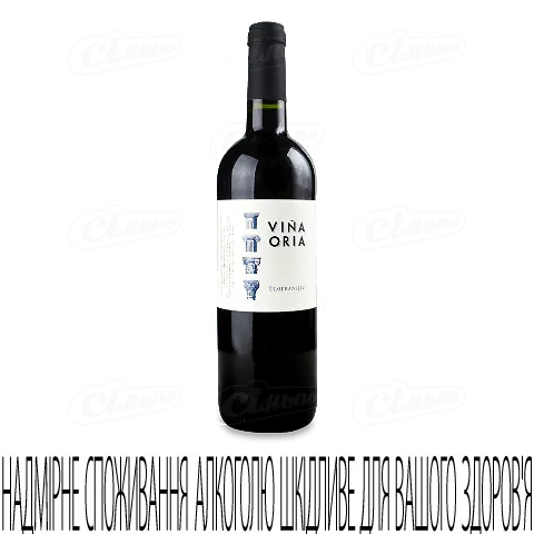 Вино червоне сухе Vina Oria Tempranillo, 0,75л