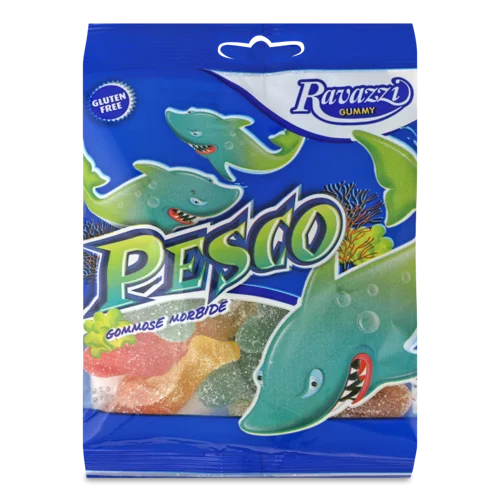 Цукор Желейний Акули Вищого Ґатунку, 90Г