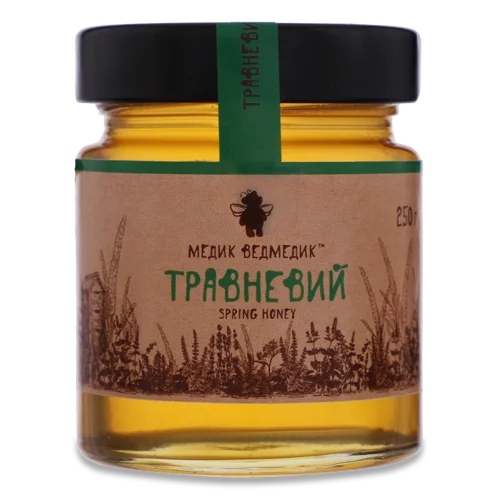 Мед Травневий Вищого Ґатунку С/Б 250г