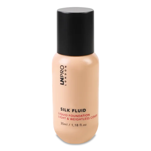 Основа Тональна Для Обличчя Silk Fluid Пісочний №104 LN Professional, Вищого Ґатунку, 35мл