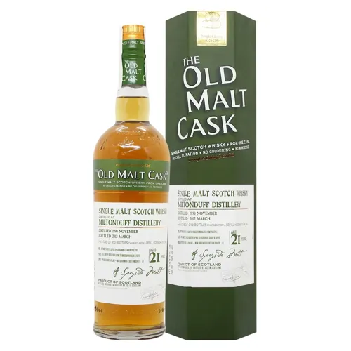 Віскі Old Malt Cask Miltonduff 1990 21 років 50% 0,7л