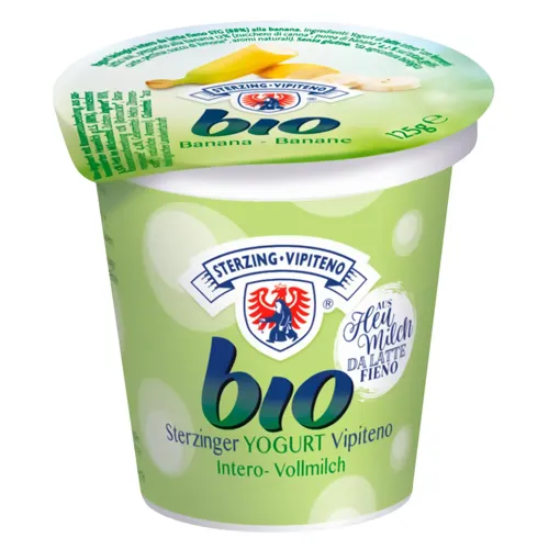 Йогурт Sterzing Vipiteno Банан органічний 125г