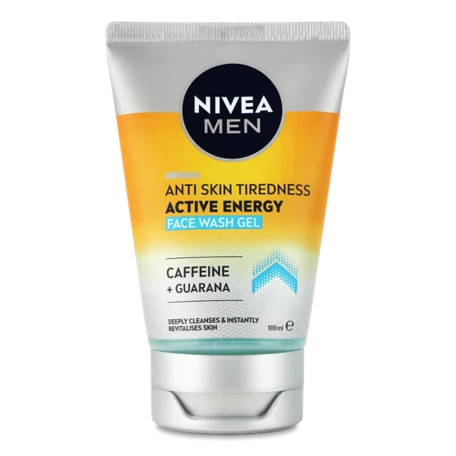 Гель для Вмивання Проти Втоми Шкіри Active Energy Nivea Men, 100мл