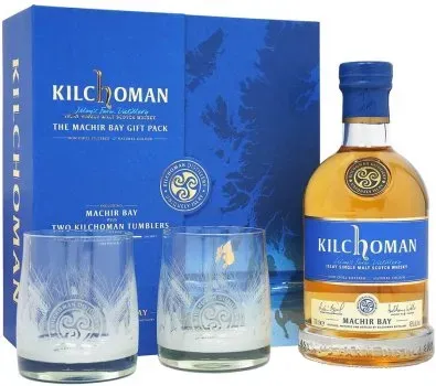 Віскі Kilchoman Machir Bay 0.7л 46% + 2 келихи