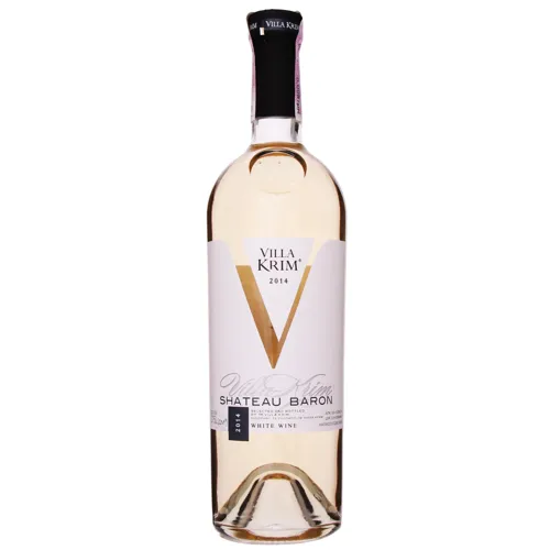 Вино 0.75л 9-13% біле напівсолодке Shateau Baron Villa Krim пл