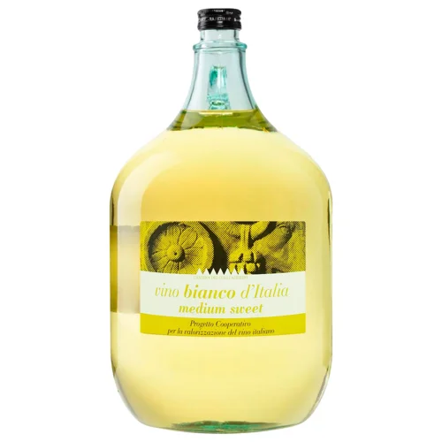 Вино Colli Amerini Vino Bianco de Italia біле напівсолодке 10% 5л