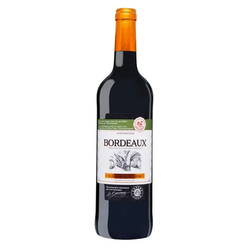 Вино Expert Club Eleve en Futs de Chene Bordeaux червоне сухе 12.5% 0,75л