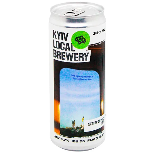 Пиво Kyiv Local Brewery Strong 34 DIPA світле нефільтроване 6,7% 0,33л