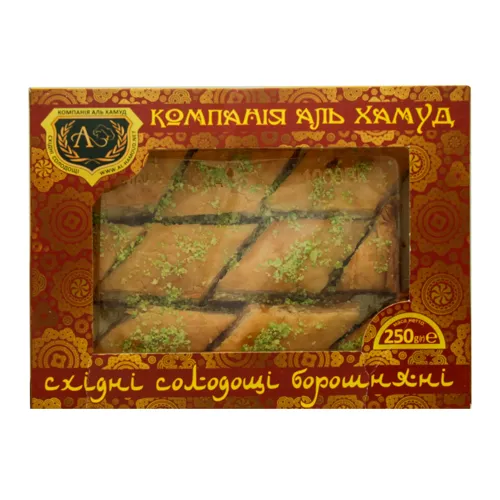 Пахлава Ассія Аль Хамуд картонна упаковка 250г