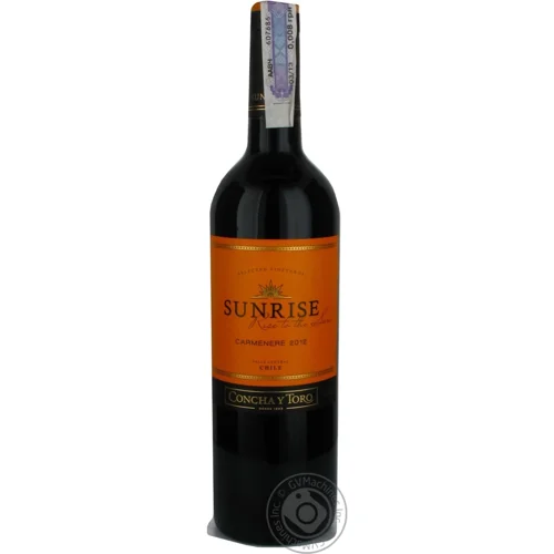 Вино Sunrise Carmenere червоне сухе 12% 0,75л