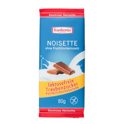 Шоколад молочний з арахісовою пастою Noisette Frankonia м/у 80г
