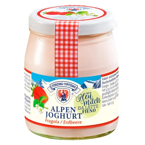 Йогурт Sterzing Vipiteno Альпійський з полуницею 150г