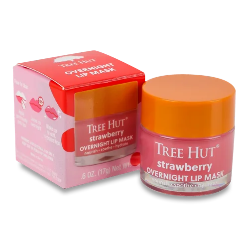 Нічна Маска для Губ Полуниця Tree Hut, 17г