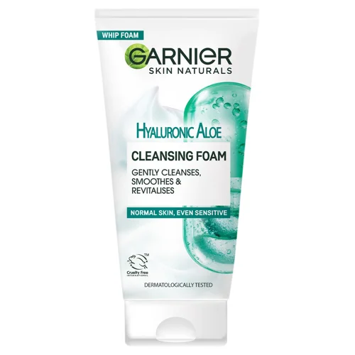 Пінка для вмивання Garnier Skin Naturals Hyaluronic Aloe очищуюча 150мл