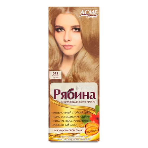 Крем-фарба Для Волосся №012 Світло-Русявий Рябина Intense Acme Color, 1шт