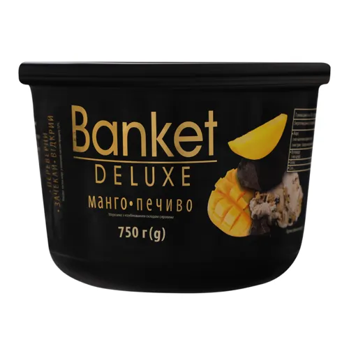 Морозиво 12% Манго-печиво Deluxe Banket ст 750г