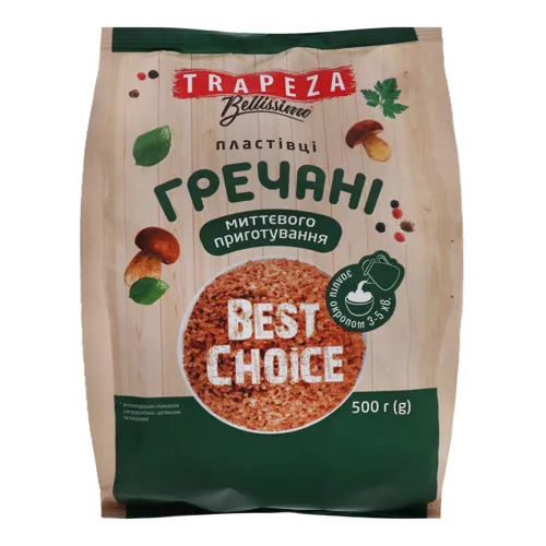 Пластівці гречані Trapeza м/у 500г