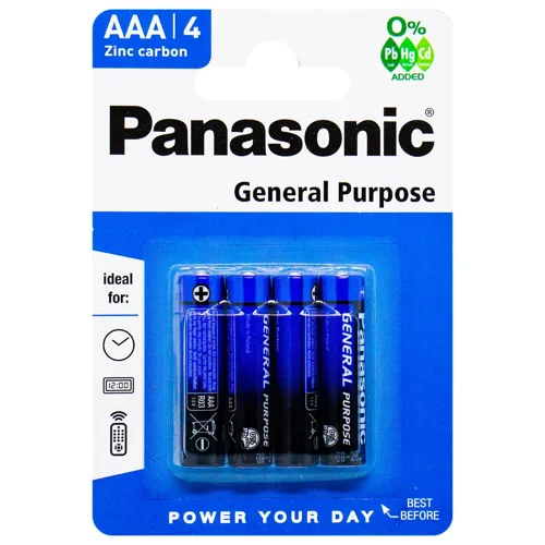 Батарейка Panasonic General Purpose AAA 4шт