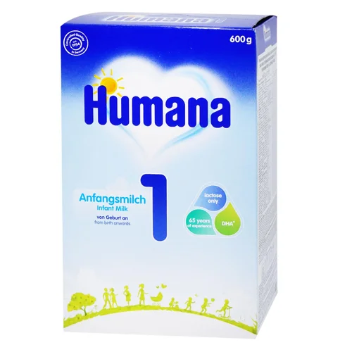 Суміш молочна суха Humana 1 для дітей з народження 600г