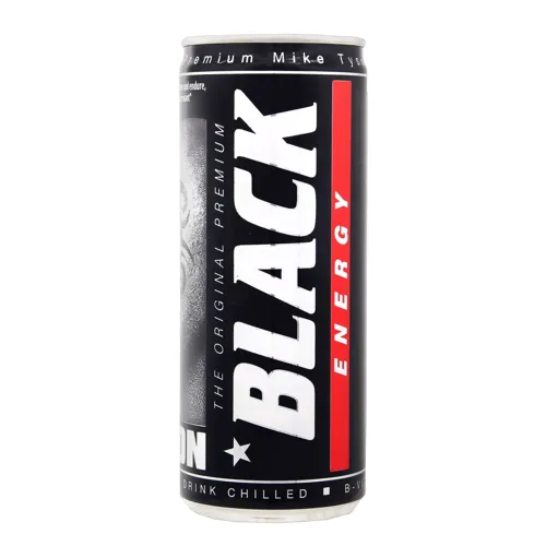 Напій енергетичний Mike Tyson Black Energy з/б 250мл