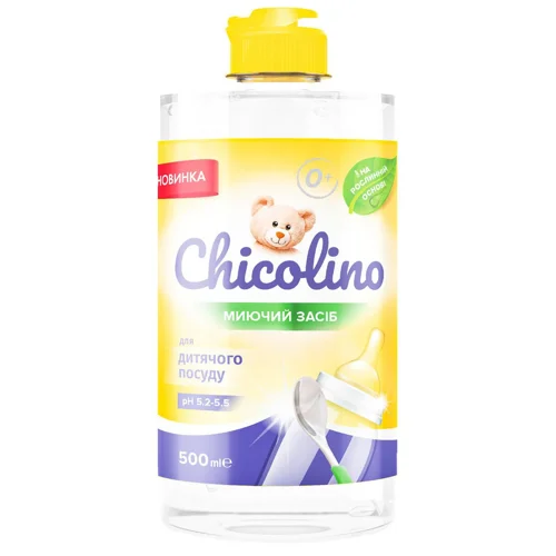 Засіб для миття дитячого посуду Chicolino 500мл