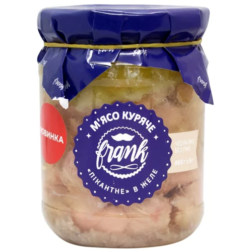 Консерва Frank М`ясо куряче тушковане по-домашньому 460г