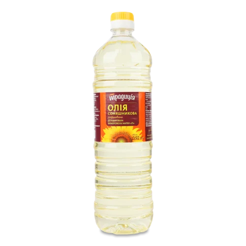 Олія Соняшникова Рафінована/Дезодорована, П/Пл, 0.92 Л