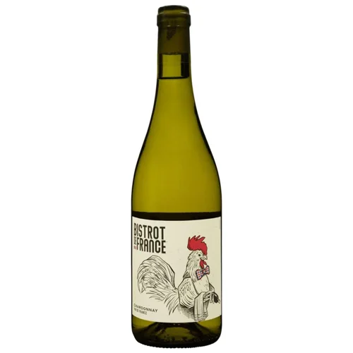 Вино Bistrot de France Chardonnay біле сухе 12,5% 0,75л