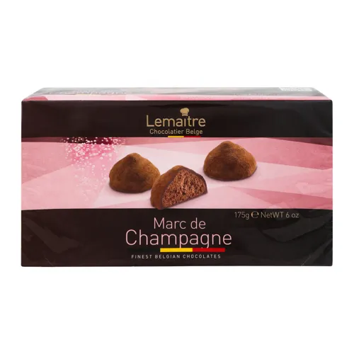 Трюфелі шоколадні з начинкою Champagne Lemaitre к/у 175г