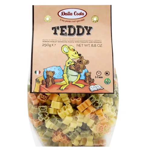 Макаронні вироби Dalla Costa Teddy з томатом і шпинатом 250г