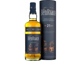 Віскі односолодовий BenRiach 21 Y.O (в тубусі) 0,7л