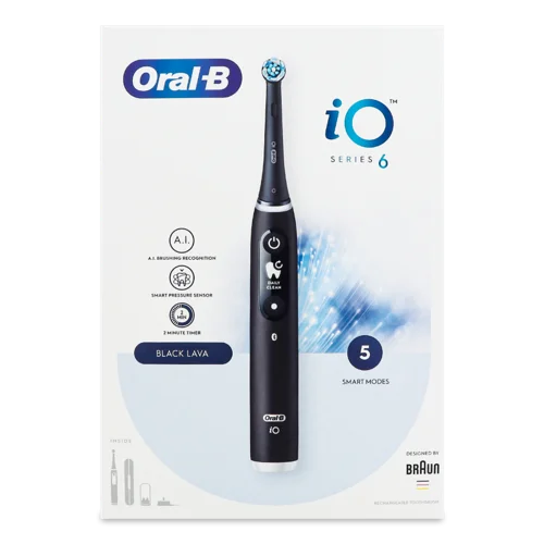 Електрична Зубна Щітка Oral-B iO 6 Series Black Lava, 1шт