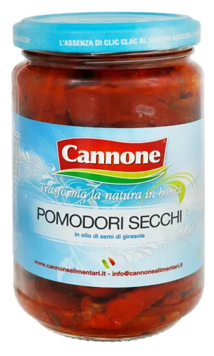 Помідори сушені в соняшниковій олії Cannone с/б 290г