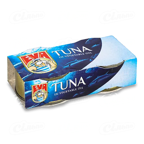 Тунець EVA філе в олії, 2*80г/уп