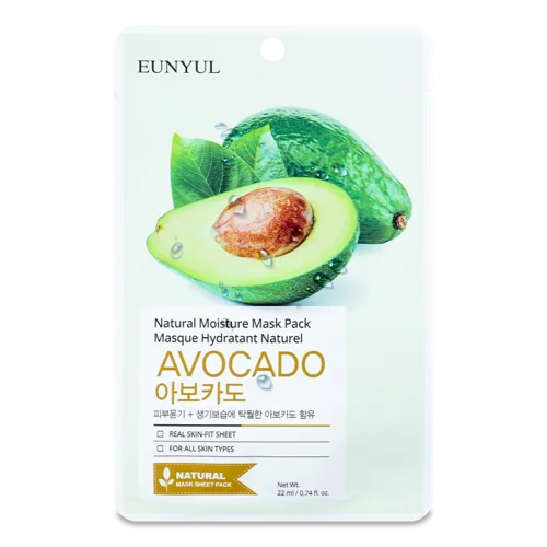 Маска для Обличчя Avocado Eunyul, 22 мл, натуральна