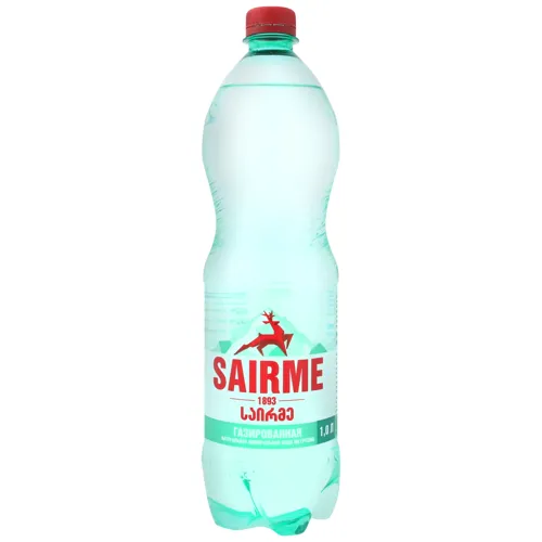 Вода мінеральна газована Sairme 1л