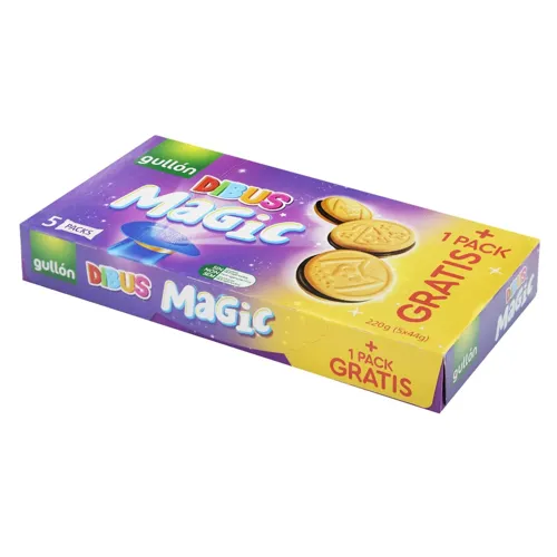 Печиво-сендвіч Gullon Magic з шоколадним кремом 220г